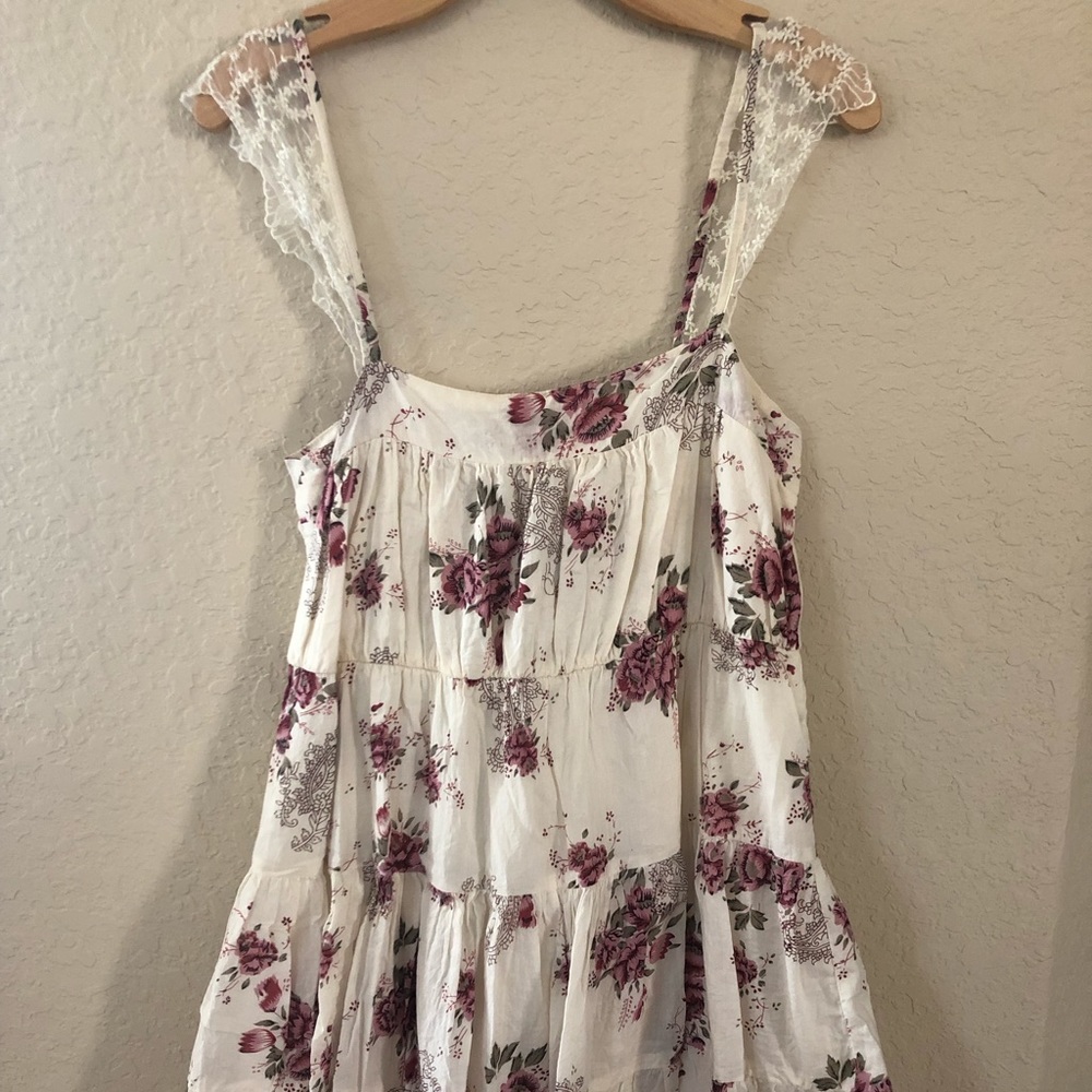 Boho Inspired Tier Mini Dress